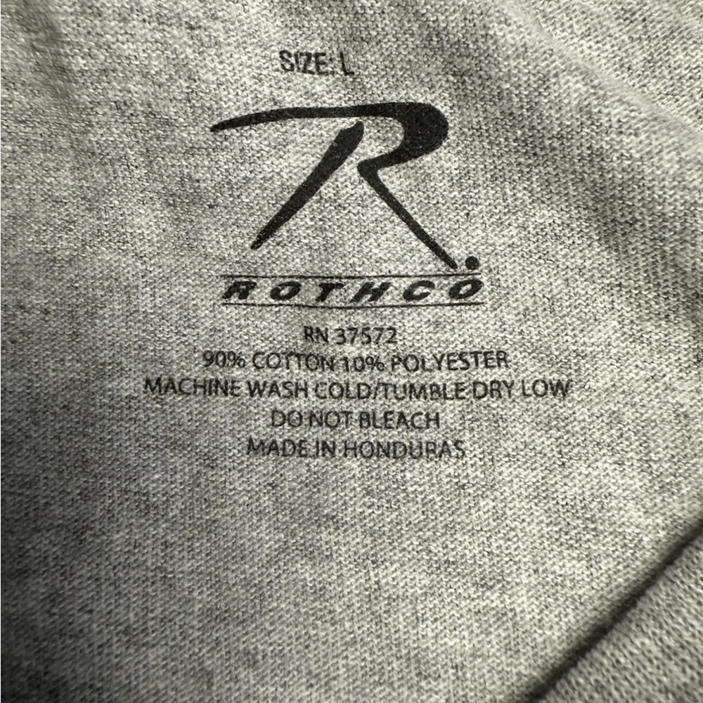 Official Licensed Marines Gray T-Shirt Rothco Vintage USMC Eagle Globe & Anchor - Picture 5 of 7